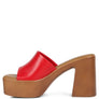 Scandal Slip On Block Heel Sandals
