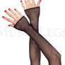 Extra long fishnet fingerless gloves