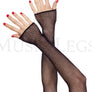 Extra long fishnet fingerless gloves