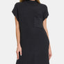 Zenana Mock Neck Short Sleeve Sweater Dress