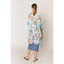 DIONA J FLORAL PRINT KIMONO ONE SIZE COLOR IVORY