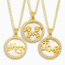 Diona J Micro Pave MOM,LOVE & MAMA Statement Necklace Perfect Gift for Mother's Day
