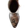 Cornus Snake Print Ankle Boots