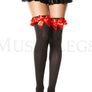 Thigh High with Ruffle and Bow