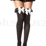 Thigh High with Ruffle and Bow