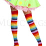 Rainbow acrylic thigh hi