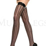 Crochet vinyl top thigh hi