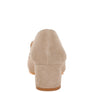 Astra Block Heel Genuine Suede Loafers