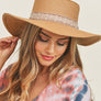 TRIBAL BAND FLAT TOP SUN HAT