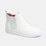 Beast Fashion Faux Suede Elastic Side Panel Sneakers