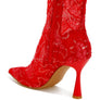 Samia Sequin Lace Boots