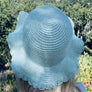 KIDS STRAW BUCKET SUN HAT