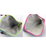 Tucan jacquard pouch/clutch/minibag with 2corsage Blue OS