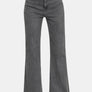 Zenana Acid Washed Frayed Hem Bootcut Jeans