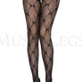 Bow lace pantyhose