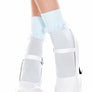 Ankle hi with ruffle trim