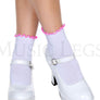 Ankle hi squiggle lace