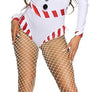 Charming Sexy Snow Woman Costume Winter Wonderland Holiday Outfit Playful Accessories for Festive Parties and Events (Medium)