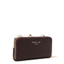 NICOLE LEE SIGNATURE KISS LOCK CROSSBODY WALLET
