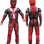 Boys Heroes 3D Print Bodysuit Red Suit Zentai Onesie Spandex Jumpsuit with Mask Fiber Belt Set Halloween Costume Set (Extra Small)