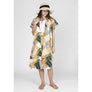 DIONA J FASHION MULTI PRINT KIMONO ONE SIZE COLOR BROWN