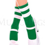 Acrylic ankle hi with striped top
