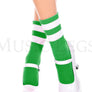 Acrylic ankle hi with striped top