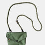 Himawari Solid Color Envelope Shape Crossbody Bag with Removable Strap