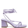 SPRUCE TIE UP BLOCK HEEL SANDALS