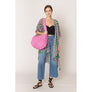 DIONA J GEOMETRIC PRINT KIMONO ONE SIZE COLOR PINK