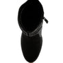 Chinar Rhinestone Studded Slouchy Ankle Boots