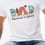 Dad Adventure is Waiting Graphic Tee Statement Tshirt, Round Neck Perfect Gift for Men