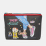 Nicole Lee USA Printed Large Cosmetic Pouch