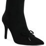 Dapers Bow Detail Ankle Boots