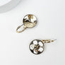 SPORTS BALL ENAMEL HOOP EARRING