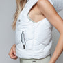 Snobbish Zip Up Quilted Hooded Vest