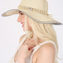 SUMMER EMBROIDERED STRAW HAT