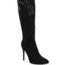 Becks Rhinestone Patterned Calf Boots