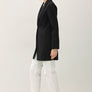 Be Cool Single Button Long Sleeve Coat with Pockets