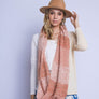 TWO TONED INFINITY STRING SCARF