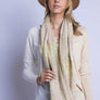 TWO TONED INFINITY STRING SCARF