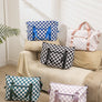 Zenana Checkered Multi-Pocket Travel Bag