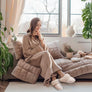 Indoor Winter Fur Shoes – Warm Cotton Slippers for Men & Women, Plush Furry Bedroom Slides, Cozy Non-Slip House Slippers