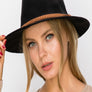 SUEDE VEGAN PANAMA HAT