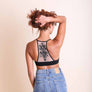 Tattoo Mesh Racerback Bralette