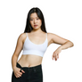 Diona J Low Back Bra Comfort V Neck Cami Crop Low Back Workout Tops for Women