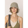 DIONA J STRAW BUCKET HAT ONE SIZE COLOR GRAY