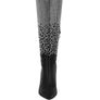 Orymple Shiny Rhinestone Studded Calf Boots