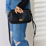David Jones PU Leather Crossbody Bag