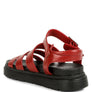 Belcher Faux Leather Buckle Detail Sandals